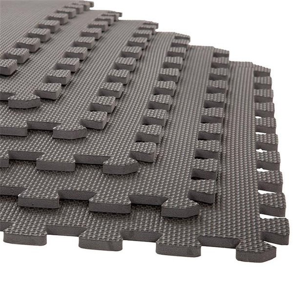 Stalwart Stalwart 75-ST6004 24 x 24 x 0.38 in. Interlocking EVA Foam Padding Foam Mat Floor Tiles; Gray - Pack of 6 75-ST6004